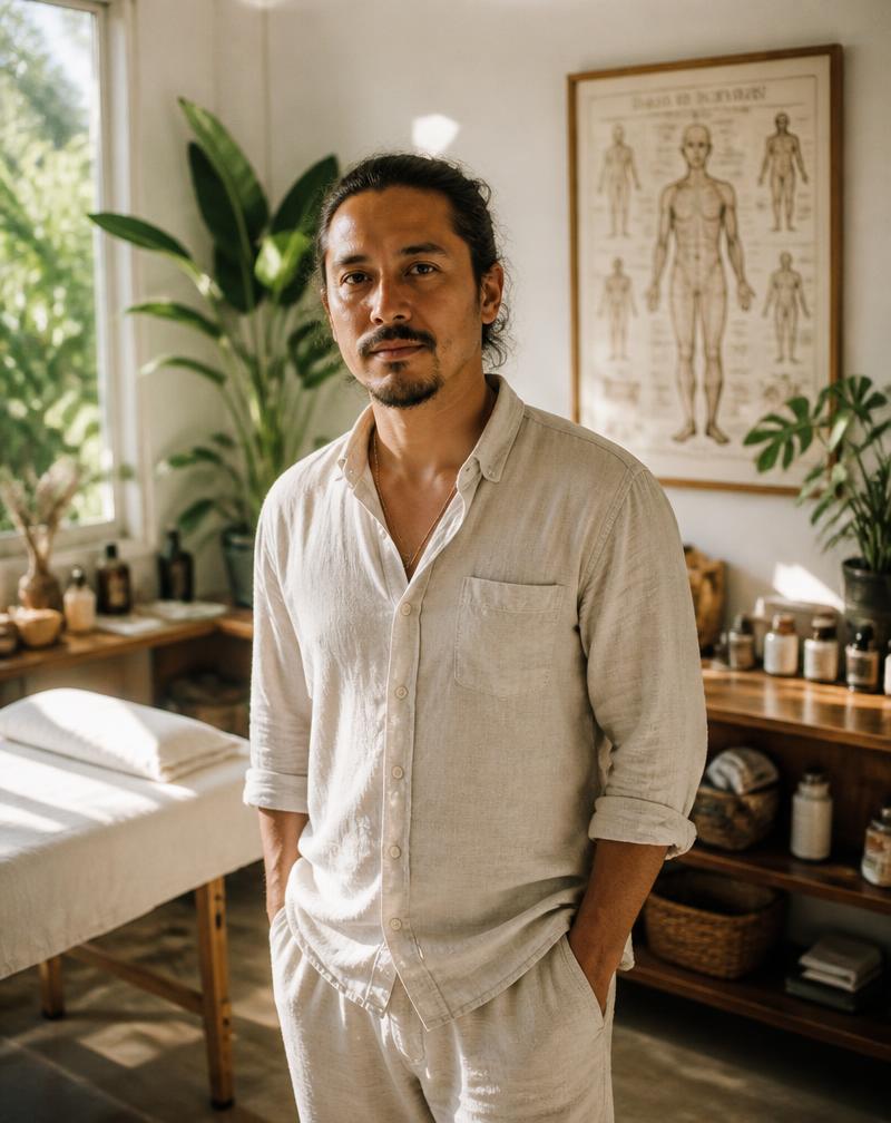 Portrait of Mateo Rivas, Holistic Healing Partner at Free Space Wellness